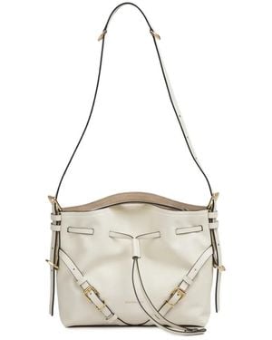 Givenchy Kleine Voyou Schultertasche - Weiß