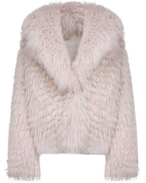 Simonetta Ravizza Reversible Fur Jacket - Pink