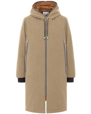 Pret Pour Partir Manteau Barbara Zippé À Capuche - Natural