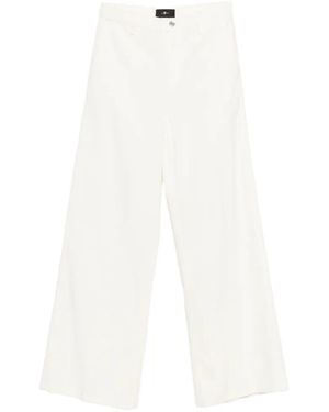 Seven7 Jean Ample À Boutonnière - White