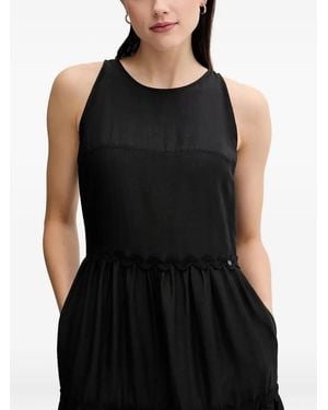 Pedro Del Hierro Madrid ノースリーブ ドレス - ブラック