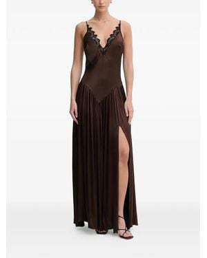 Bardot Aderia V-Neck Maxi Dress - Black