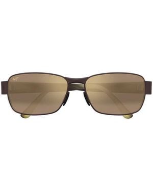 Maui Jim Rectangle-Frame Sunglasses - Brown