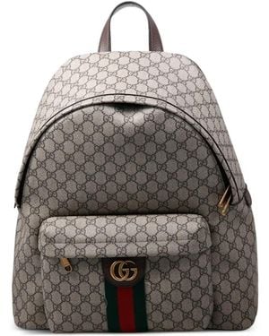 Gucci Ophidia Medium Backpack - Gray
