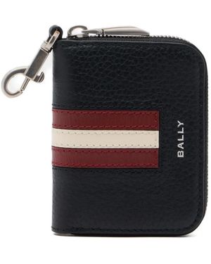 Bally Schlüsseletui Aus Strukturiertem Leder - Schwarz