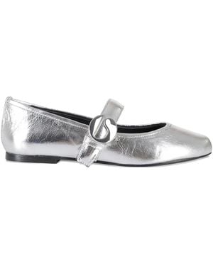 Coperni Leather ballet flats - Blanco
