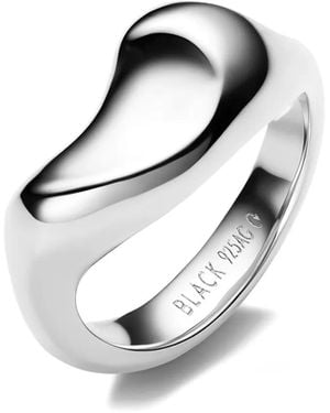 Maria Black Anello Saddle - Bianco