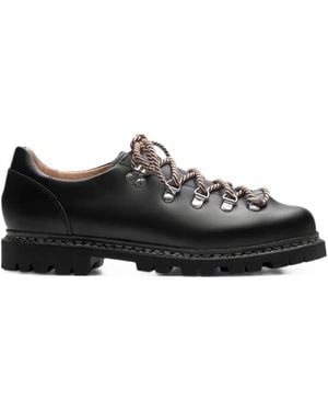 Paraboot Clusaz Jannu Leather Derby Shoes - Black