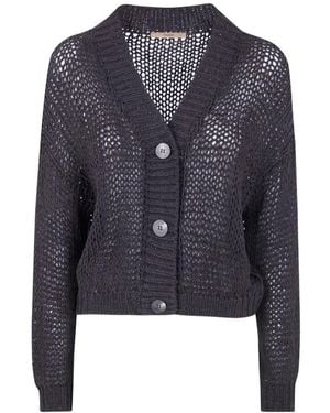 Nuur Cardigan Mit Knopfleiste - Blau