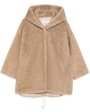 Bully Hooded-Neck Coat - Natural
