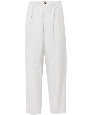 Marni Wool Tapered Trousers - White
