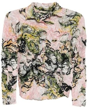 JNBY Graphic-Print Blouse - Pink