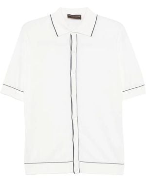 FILIPPO DE LAURENTIIS Chemise À Bordures Contrastantes - White