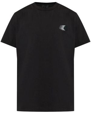 Moncler Logo-Patch T-Shirt - Black
