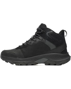 Merrell Botas con paneles y cordones - Negro