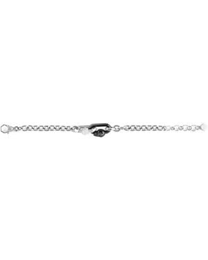 Philipp Plein Chain-Link Bracelet - White