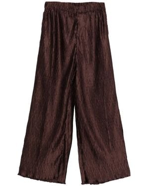 By Malene Birger Pantaloni Plissettati - Marrone