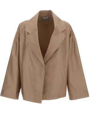 Dusan Oversized Jacket - Brown