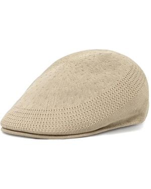 Kangol Tropic 507 Ventair Mesh Flat Cap - Natural