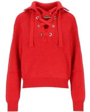 Isabel Marant Ydalia Wool Sweater - Red