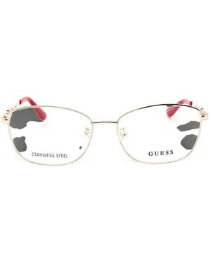 Guess Square-Frame Glasses - White