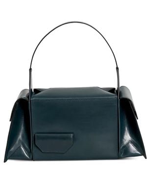 Merryl Tielman Barbara Leather Shoulder Bag - Blue