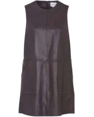 MAISON 123 Vestido Corto Sin Mangas - Morado
