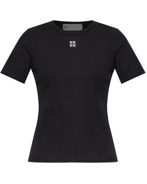 Tory Burch Logo-patch T-shirt - Negro