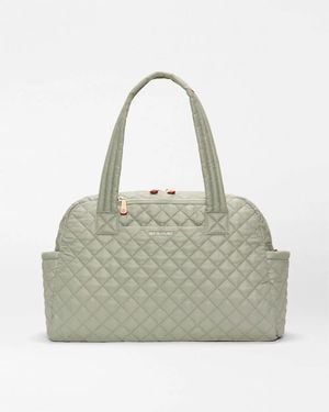 MZ Wallace Jimmy Deluxe Quilted Luggage - Grey