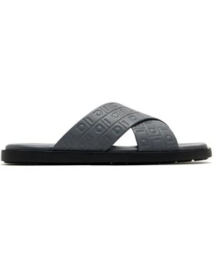 Ferragamo Crossover Sandals - White