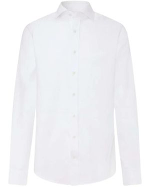 Hackett Knightsbridge Cutaway-Collar Oxford Shirt - White