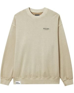 Izzue Sweatshirt Mit Grafischem Print - Natur