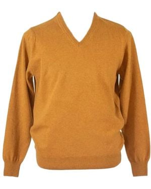 LOJA DAS MEIAS V-Neck Jumper - Orange