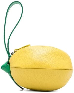 Hereu Lemon-Design Mini Clutch Bag - Yellow