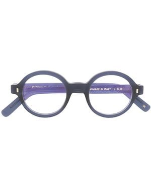 Lgr Reunion Bold Round-Frame Glasses - Blue