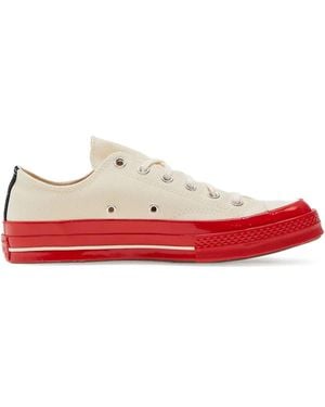 COMME DES GARÇONS PLAY X Converse Trainers - Red