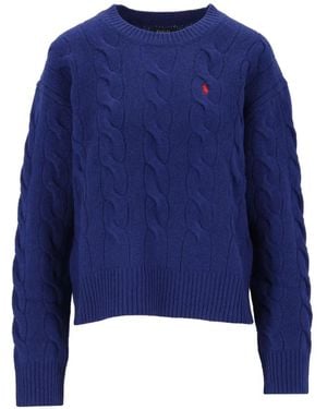 Polo Ralph Lauren Cable-Knit Jumper - Blue
