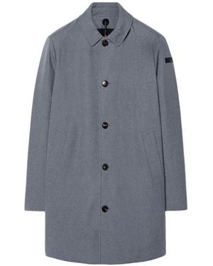Rrd Single-Breasted Logo-Patch Jacket - Blue