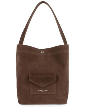 Lancaster Suédine Kba Suede Tote Bag - Brown