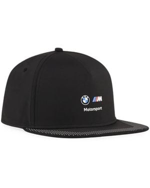 PUMA X Bmw Motorsport Flat-Brim Cap - Black