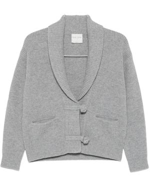 forte_forte Long-Sleeves Cardigan - Grey