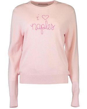 Lingua Franca I Love Naples Jumper - Pink