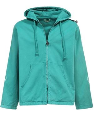Isabella 1985 Cotton Hooded Jacket - Green