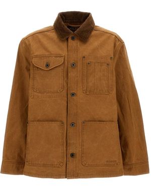 Filson Corduroy-Collar Shirt Jacket - Brown