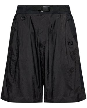 Y-3 Knee-Length Bermuda Shorts - Black