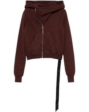 Rick Owens Zip-Up Hoodie - Purple