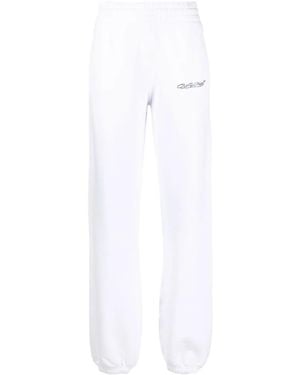 Off-White c/o Virgil Abloh Logo-Print Track Trousers - White