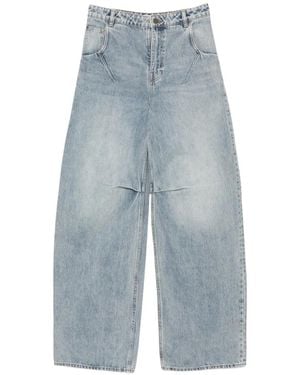 Entire studios Wide-Leg Denim Jeans - Blue