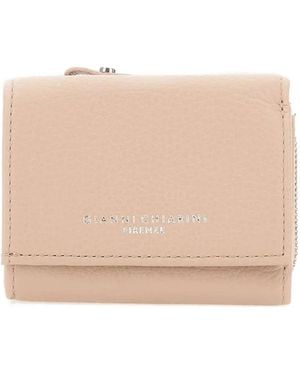 Gianni Chiarini Grain Leather Wallet - Natural