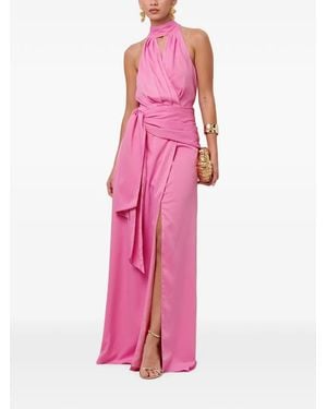 Savel Sleeveless Halterneck Maxi Dress - Pink